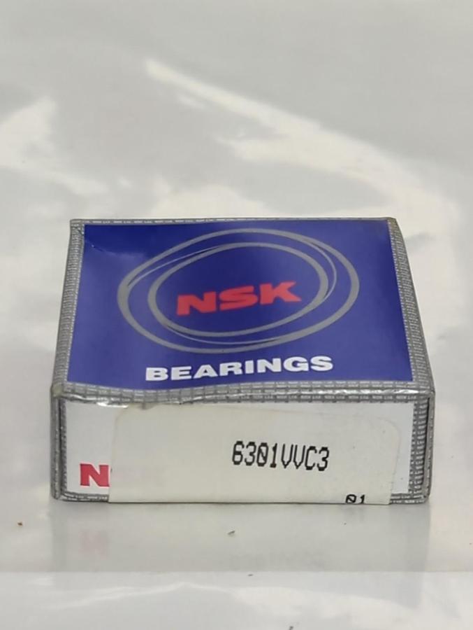 NSK,6301VVC3,DEEP GROOVE BALL BEARING 6X19X6MM NOS