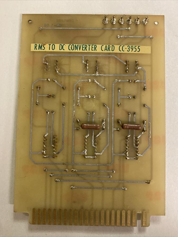 Used SUMMING,CC-3955,RMS TO DC CONVERTER CARD