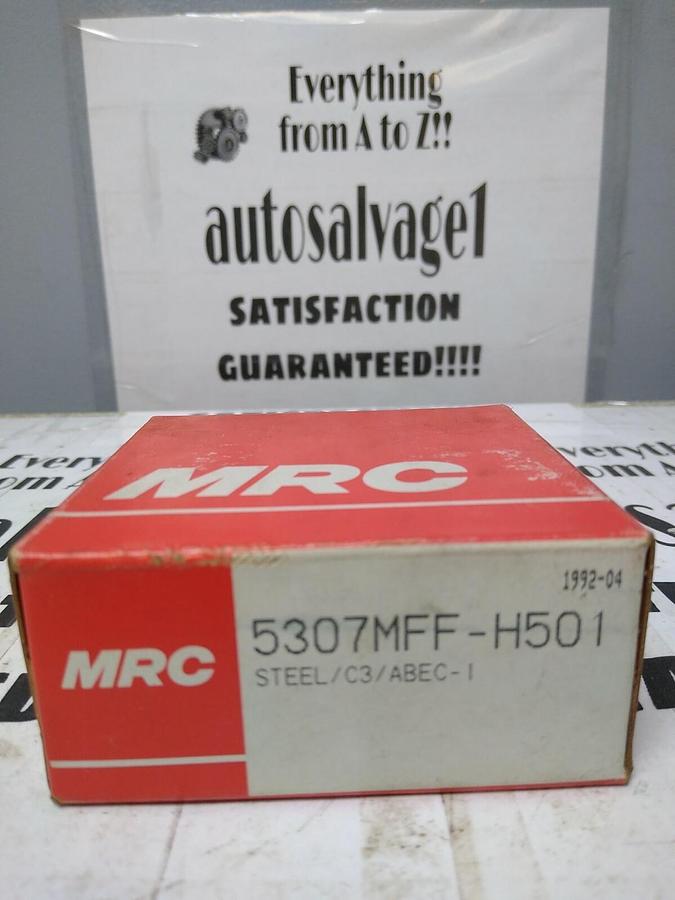 Used MRC,5307MFF-H501,Double Row Bearing Double Sealed NOS
