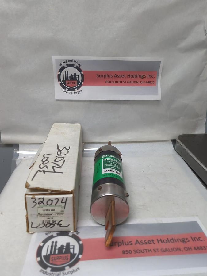 LITTELFUSE,LLSRK 400,CLASS RK1 FUSE 400 AMP NOS