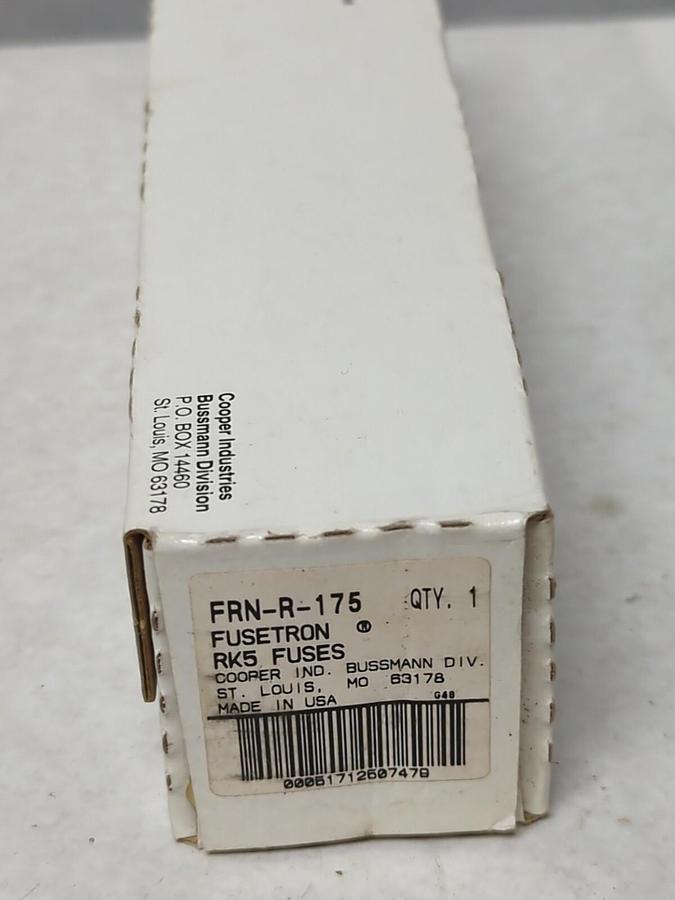 COOPER BUSSMANN,FRN-R-175,FUSETRON 175 AMP FUSE NEW