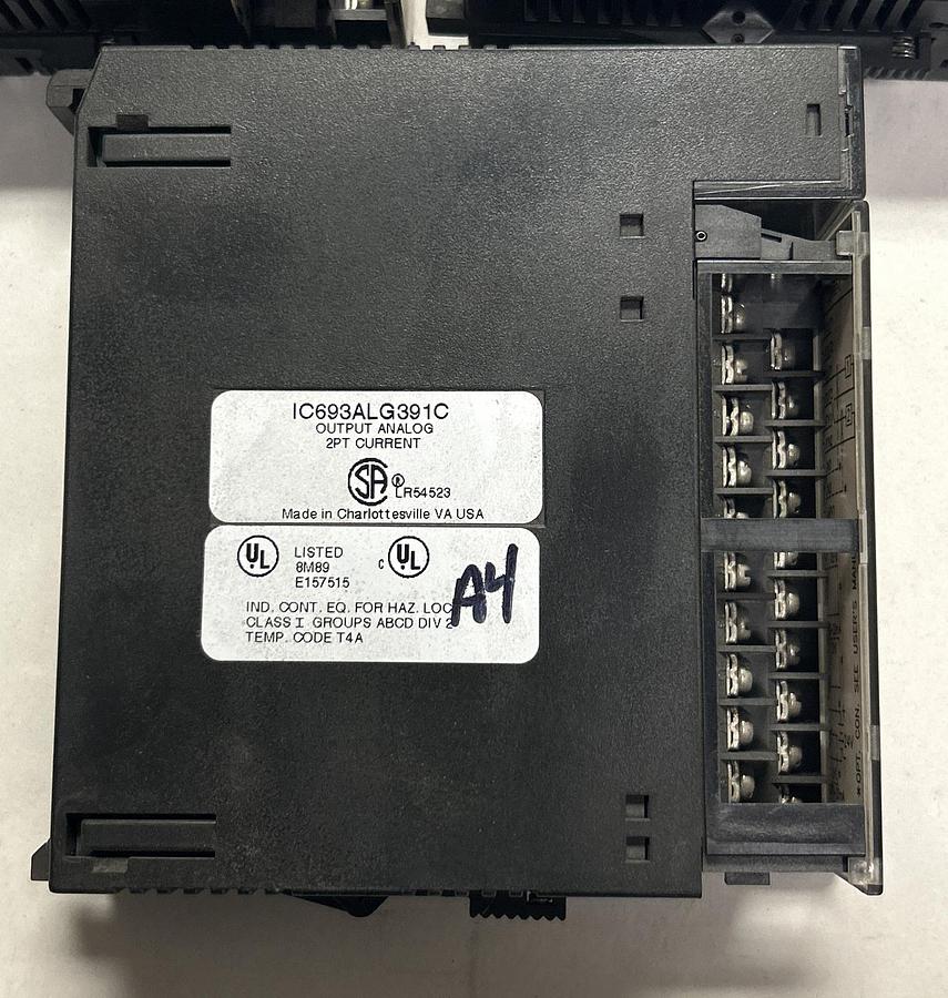 Used GE FANUC,IC693ALG391C,ANALOG CURRENT OUTPUT MODULE LOT OF 3