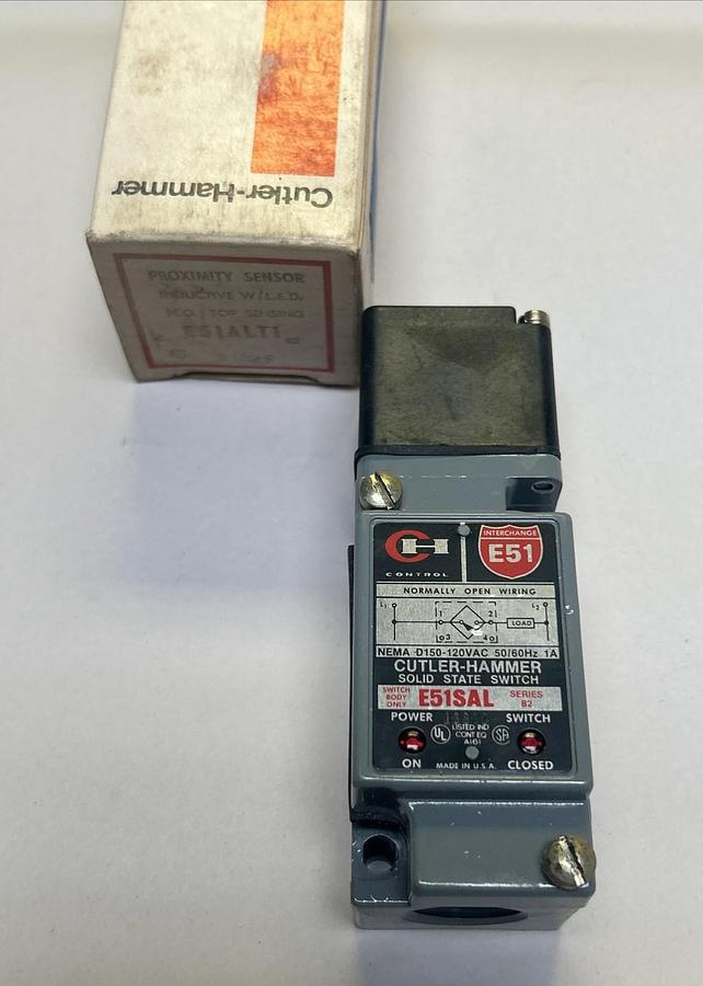 CUTLER-HAMMER,E51ALT1,TOP SENSING PROXIMITY SENSOR NOS