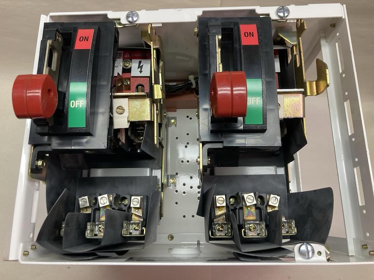 Used GE,E33752,Evolution 30A FDRFUSW Dual FUSED Disconnect MCC Bucket 60Hz 480V