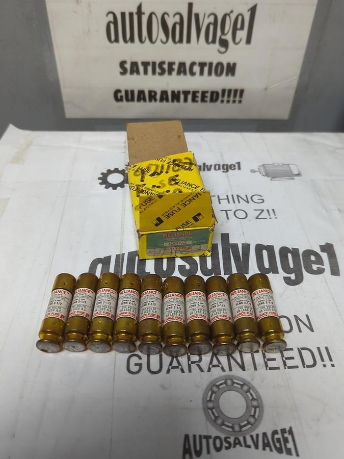 RELIANCE,ECNR 2-1/2,TIME DELAY FUSES BOX OF 10 NOS