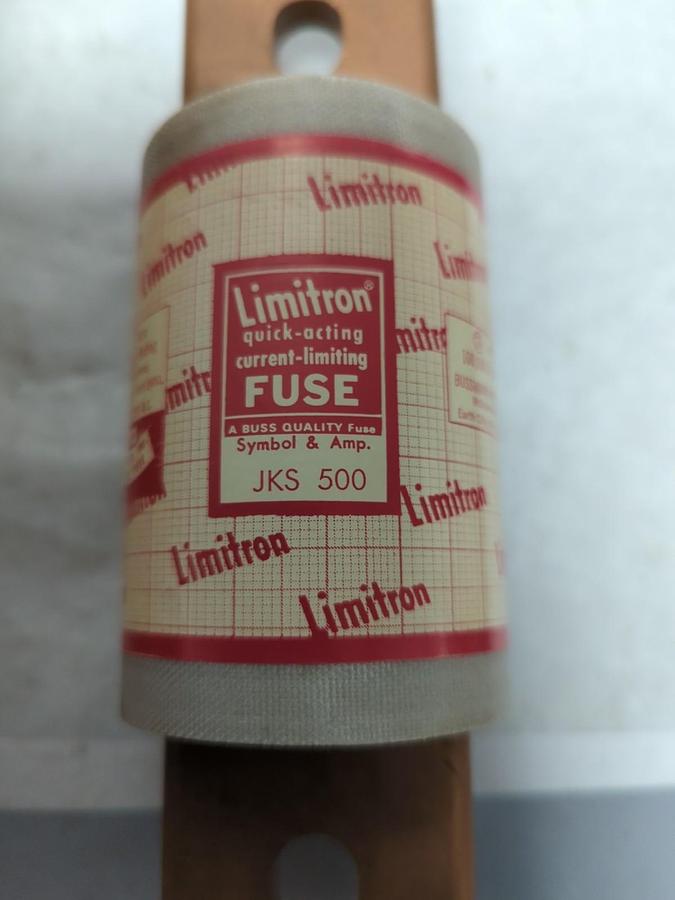 COOPER BUSSMANN,JKS-500,LIMITRON 500 AMP FUSE NOS