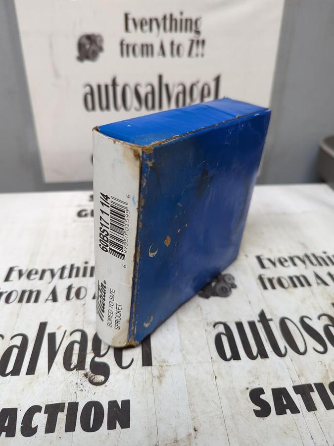 MARTIN,60BS17,1-1/4 INCH BORED TO SIZE 17 TEETH SPROCKET NOS