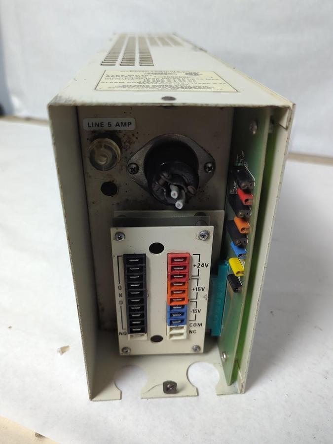 Used FISHER CONTROLS,MC751,POWER SUPPLY 120VAC 50/60HZ @ 3A MAX PRE-OWNED