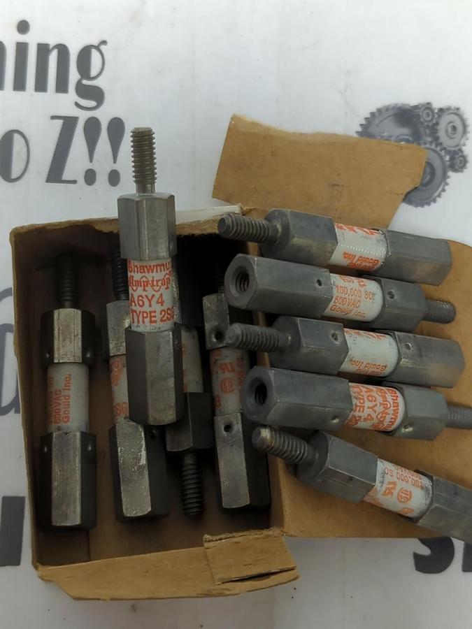 GOULD SHAWMUT,A6Y4,TYPE 2SG AMP-TRAP FUSES BOX OF 10 NOS