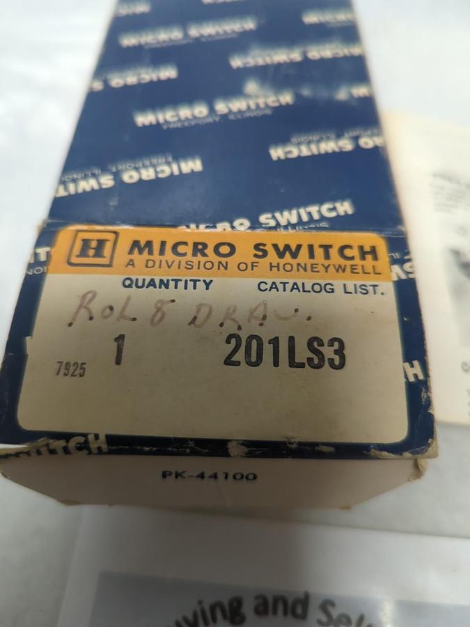 HONEYWELL,201LS3,PRECISION LIMIT SWITCH NOS