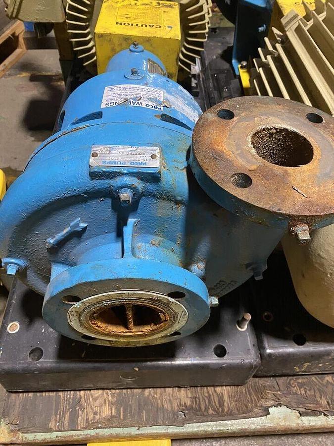 Used PACO,11-25957-E46L04,END SUCTION 2.5" CENTRIFUGAL PUMP 25HP GE MOTOR