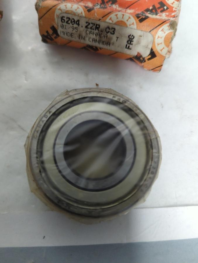 FAG,6204 2ZRC3,SHIELDED BALL BEARING LOT 20X47X14MM OF 2 NOS