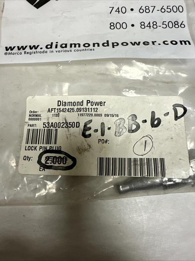 Used Diamond Power,53A002350D,Lock Pin Plug