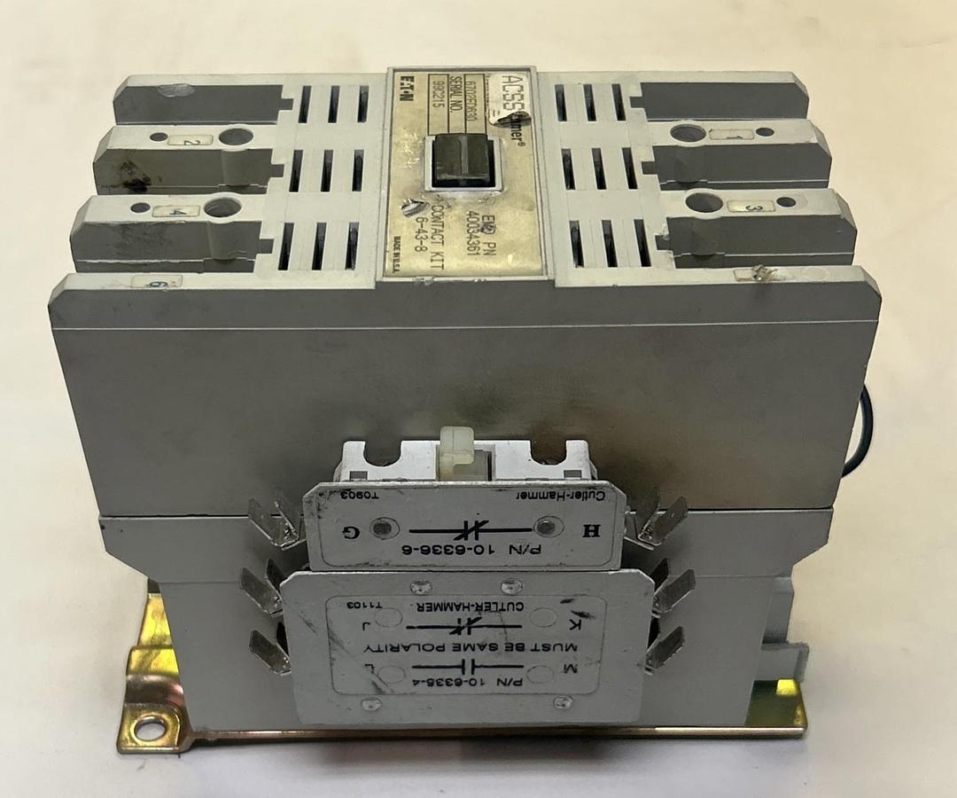 Used EATON CUTLER-HAMMER,6702ED630,CONTACTOR