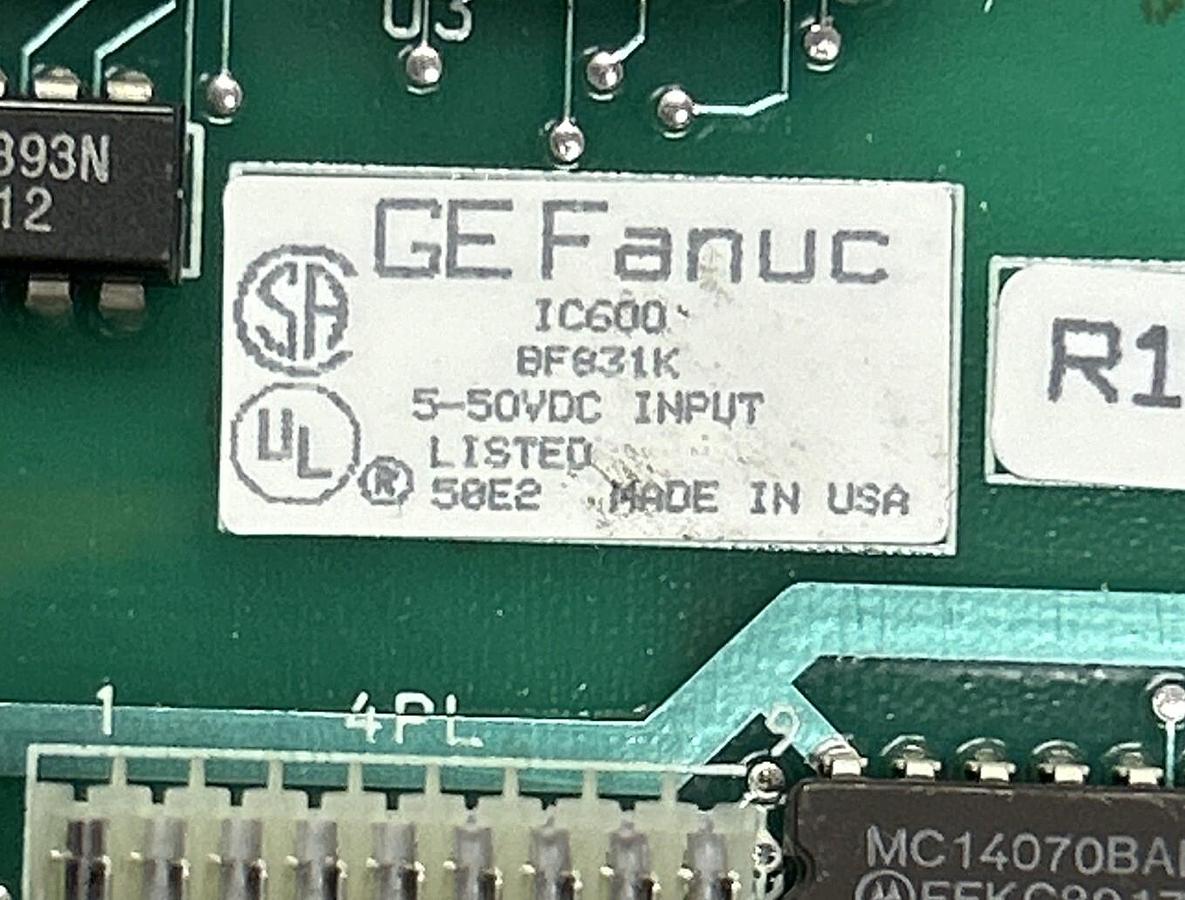 GE FANUC,IC600BF831K,INPUT MODULE NOS
