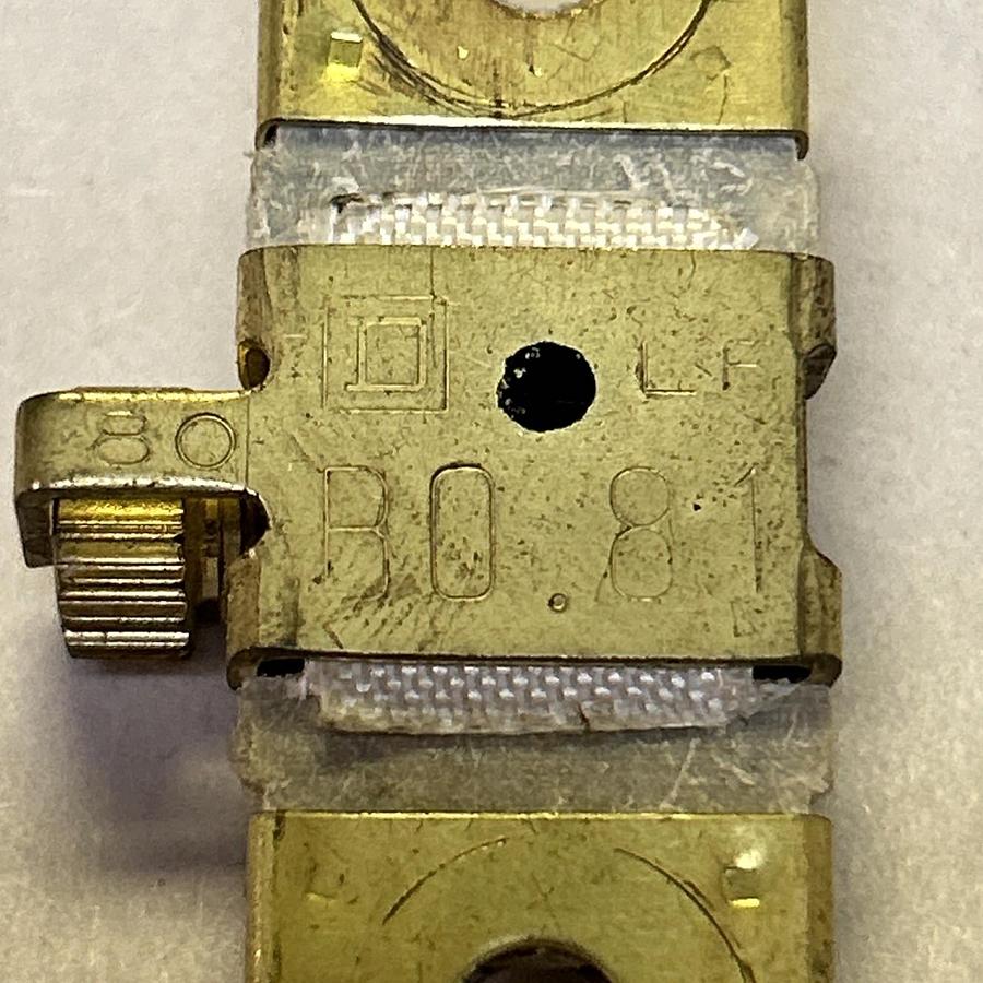 Used SQUARE D,B0.81,THERMAL OVERLOAD HEATER ELEMENT LOT OF 2