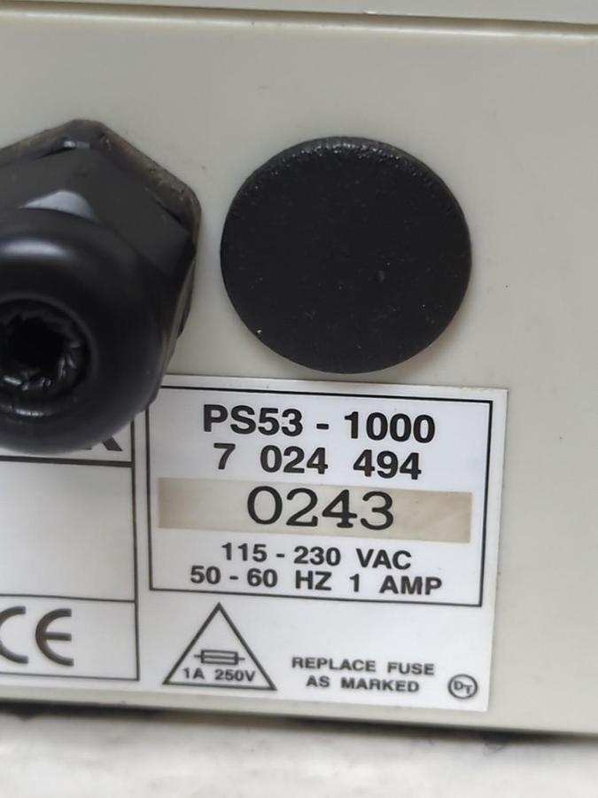 Used SICK,PS53-1000,POWER SUPPLY 115-230VAC 50-60HZ 1 AMP PRE-OWNED