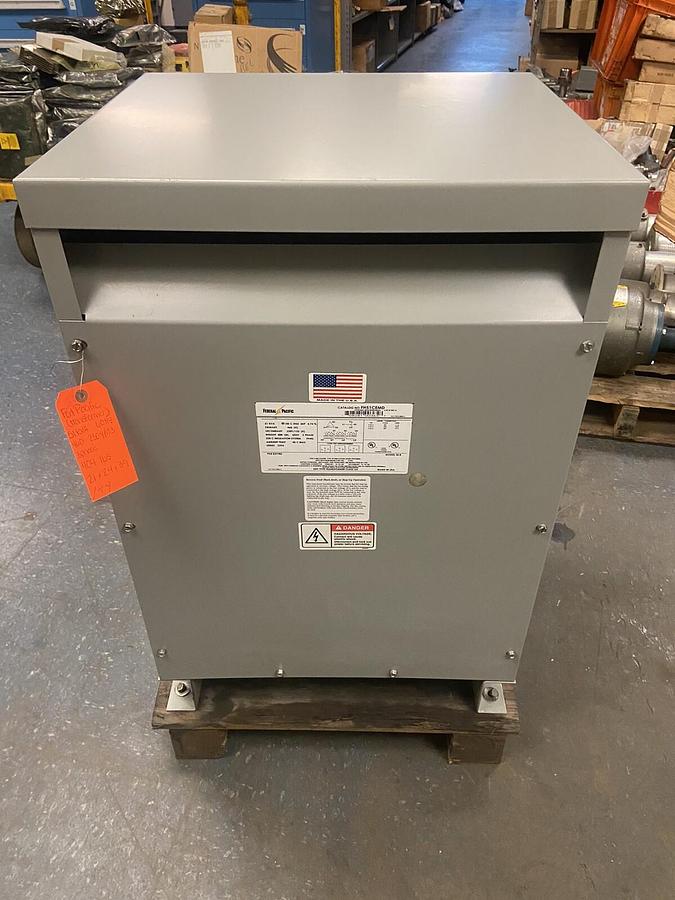 Used Federal Pacific,FH51CEMD,Transformer 51KVA Pri 460 Sec 230Y/133 3PH