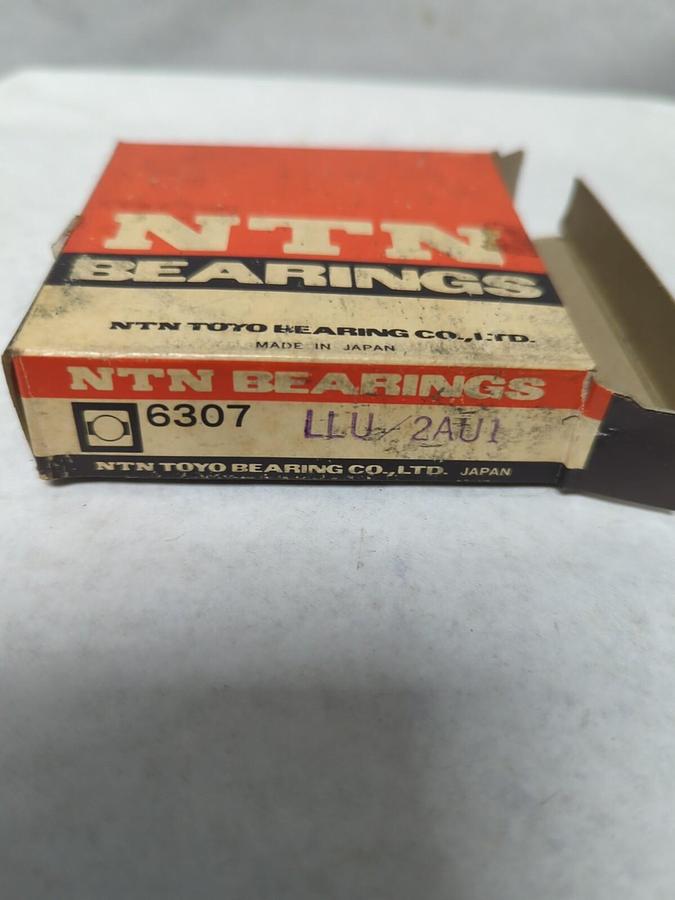 NTN,6307,DEEP GROOVE BALL BEARING RUBBER SEALED NOS