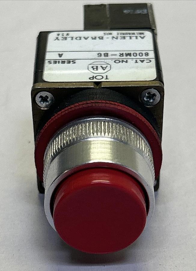 Used ALLEN BRADLEY,800MR-B6,PUSH BUTTON