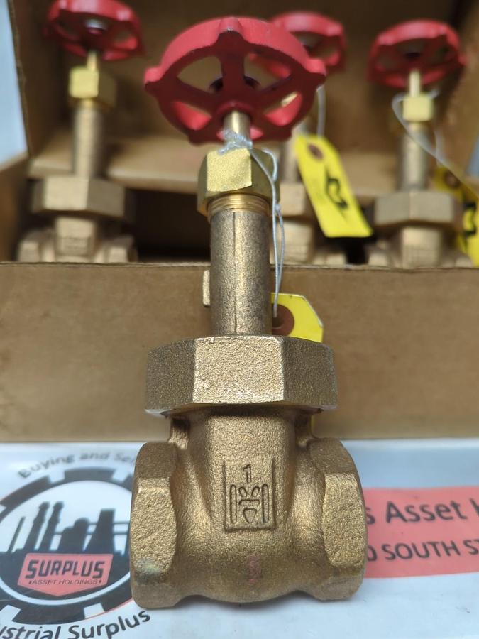 MILWAUKEE,FIG 1151M,GATE VALVE 150SWP 300WOG 1 INCH LOT OF 4 NOS