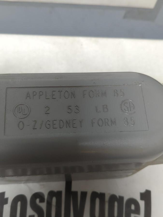 APPLETON,FORM 85,2 INCH ALUMINUM CONDUIT BODY NOS