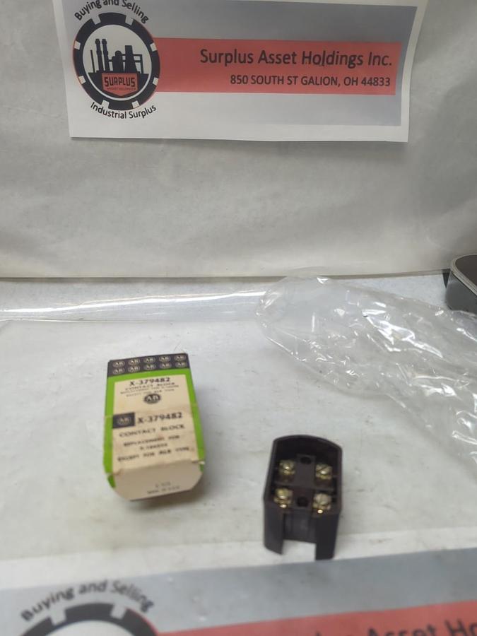 ALLEN BRADLEY,X-379482,CONTACT BLOCK NOS