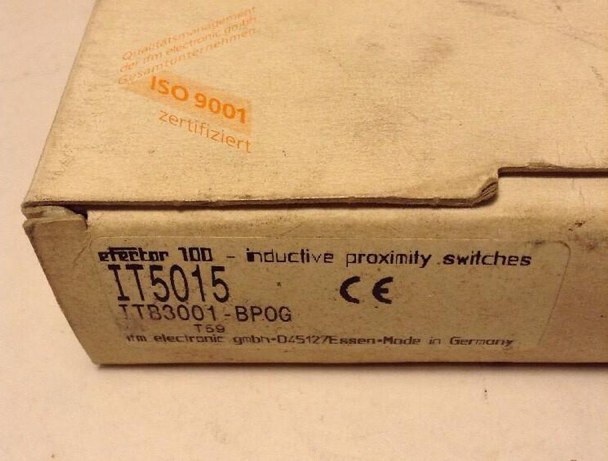 IFM Efector,IT5015,100 Inductive Proximity Switch