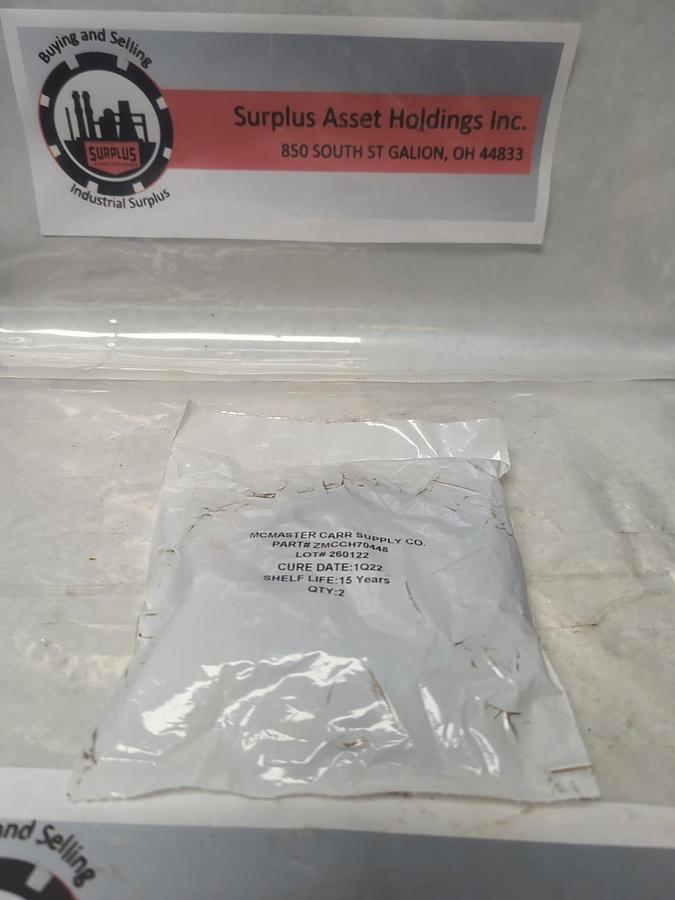 MCMASTER CARR SUPPLY,ZMCCH70448,O-RING-BUNA 1/4 INCH PACK OF 2 NOS