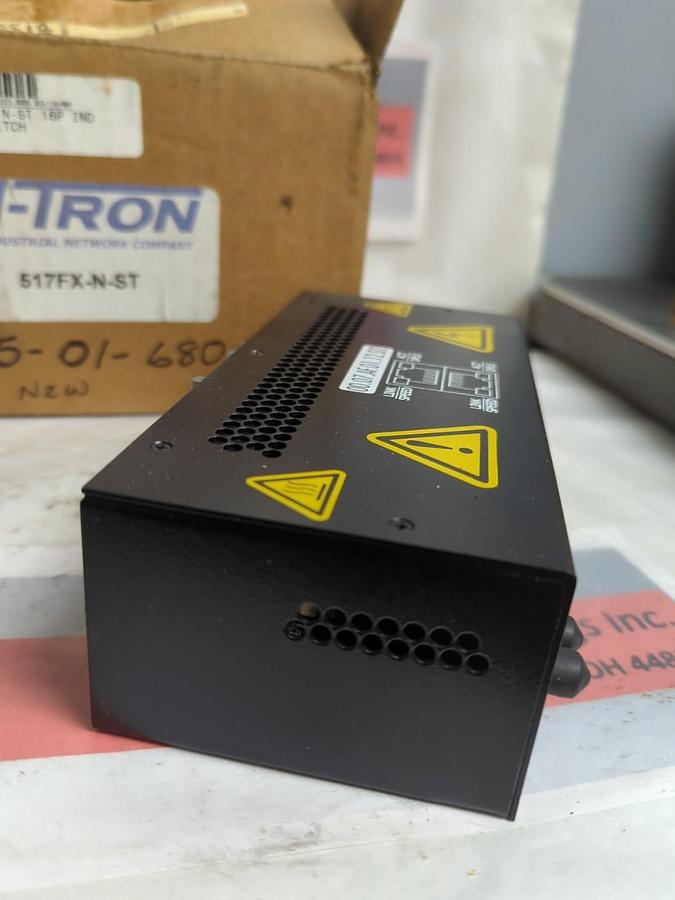 N-TRON,517FX-N-ST,INDUSTRIAL ETHERNET SWITCH 10-30V 1.0 AMP NOS