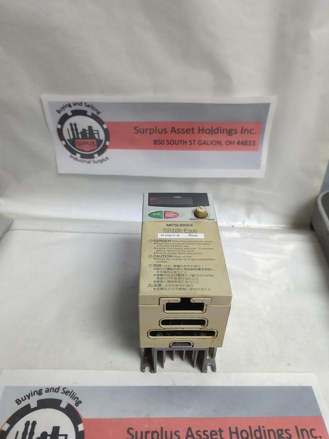 Used MITSUBISHI,FR-E520-0,INVERTER DRIVE PRE-OWNED