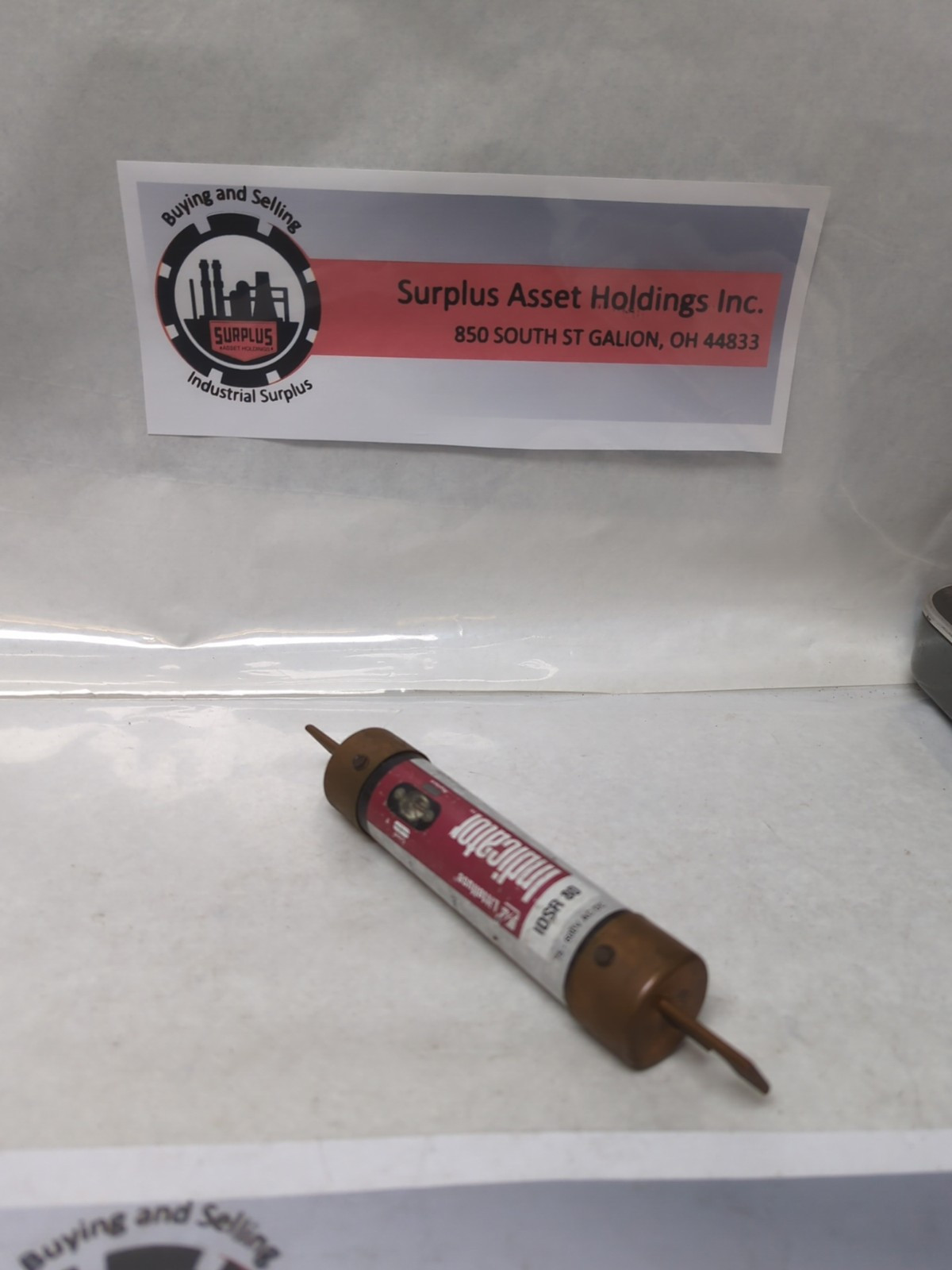 Used LITTELFUSE,IDSR80,INDICATOR 80 AMP FUSE PRE-OWNED