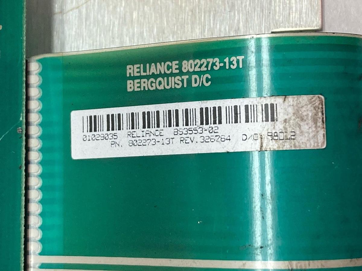 Used Reliance Electric,VS 3000,FLEXPAK DC DRIVE DISPLAY PANEL