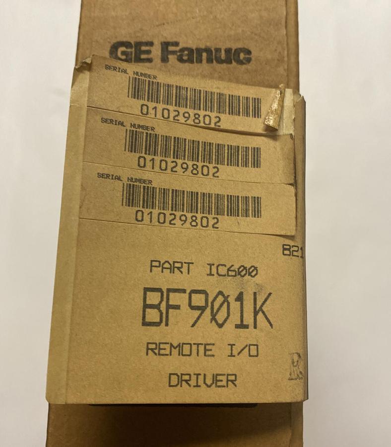 GE FANUC,IC600BF901K,REMOTE I/O DRIVER MODULE NEW