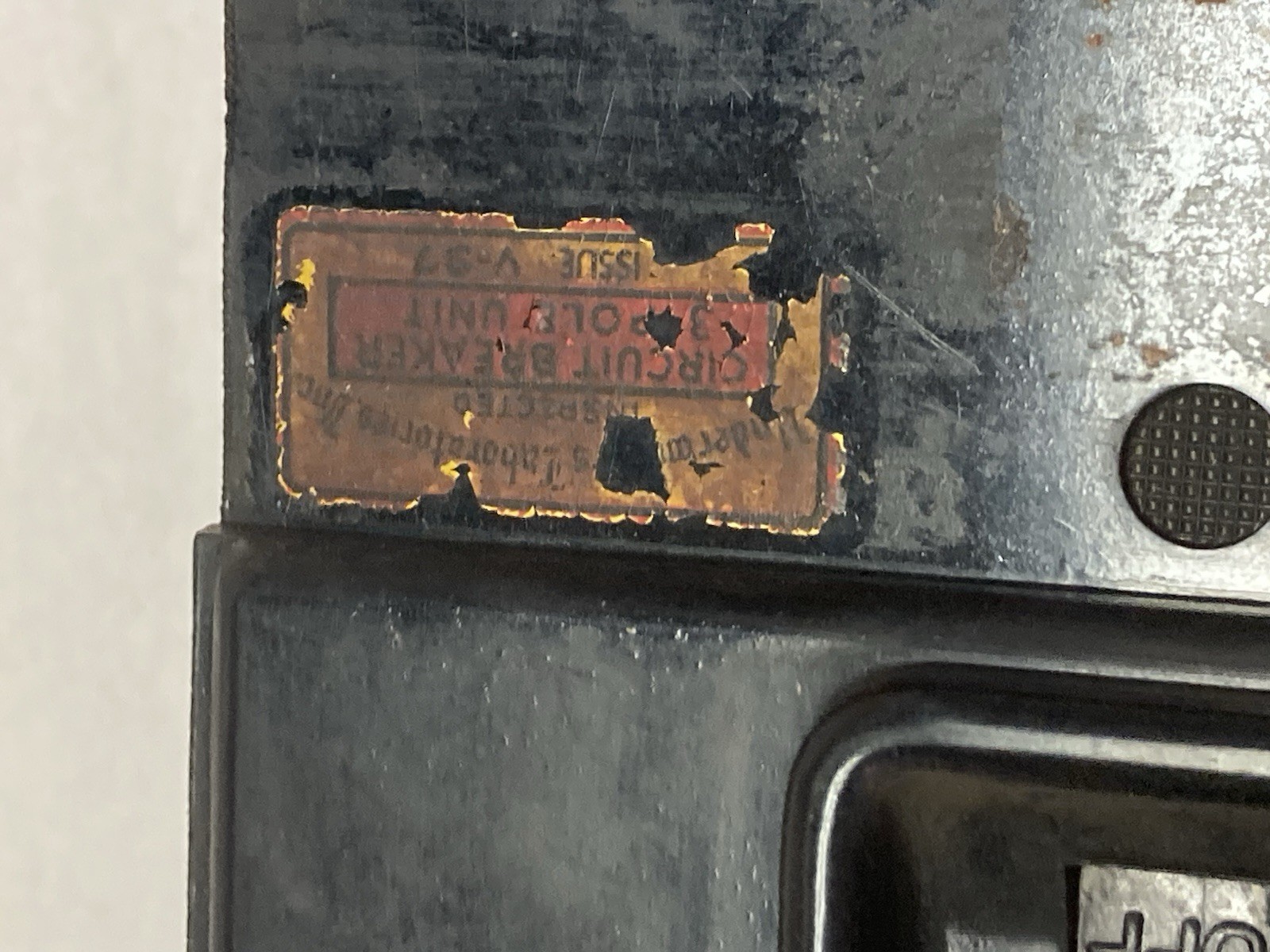Used ITE,Issue V-37,3-Pole Circuit Breaker 70A