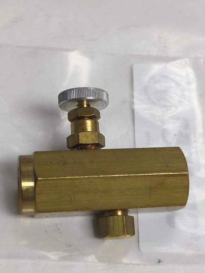 DELTROL,F20B,PNEU-TROL 3/8 INCH FLOW CONTROL VALVE NOS