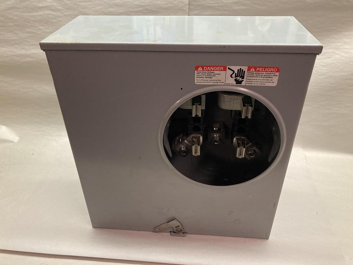 Used Siemens,UAS877-PG,Ringless 4-Jaw Meter Socket