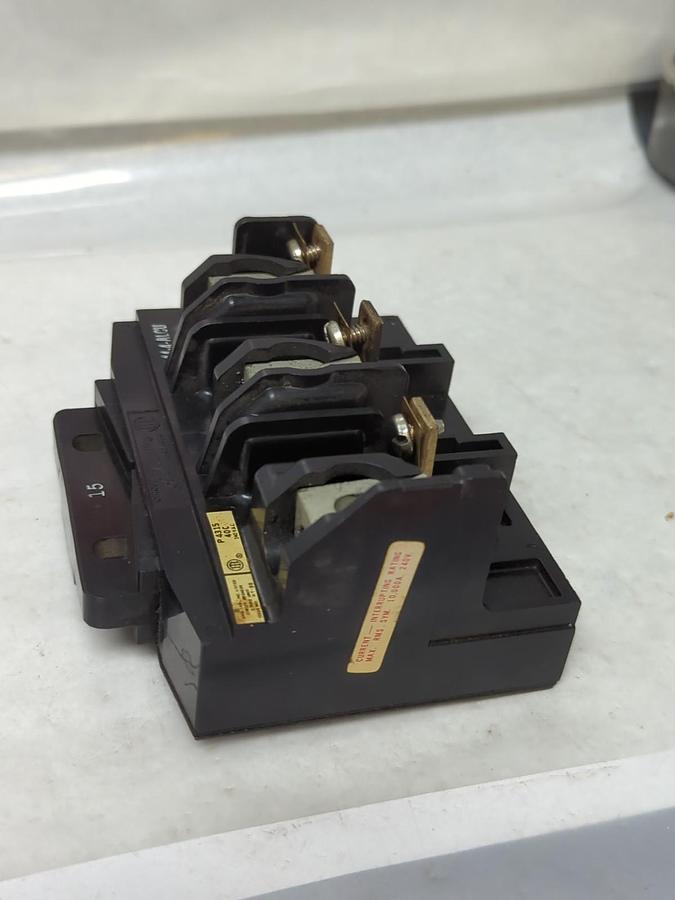 Used I.T.E.,P4315,CIRCUIT BREAKER 15 AMP 3-POLE 240VAC PRE-OWNED