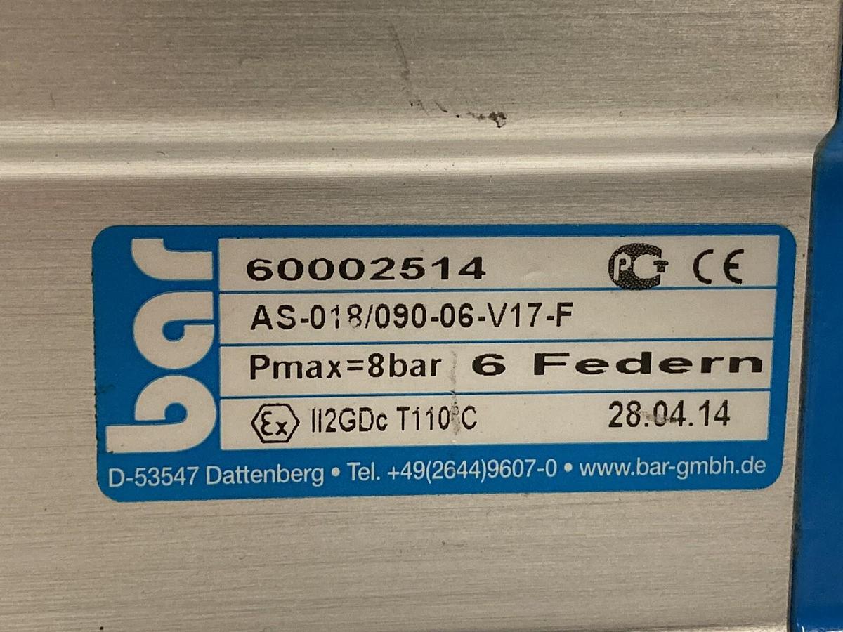 Siemens,6DR5110-0NG00-0AA0,Controller w/Bar AS-018/090-06-V17-F Actuator
