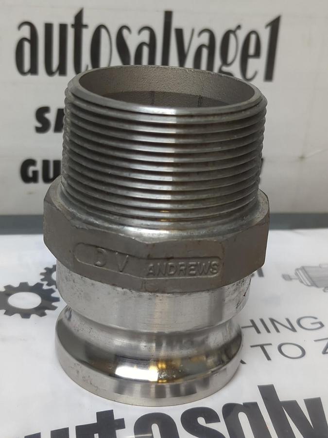 DIXON VALVE ANDREWS,250-F,BOSS-LOCK TYPE F 2-1/2 INCH CAM & GROOVE ADAPTER NOS