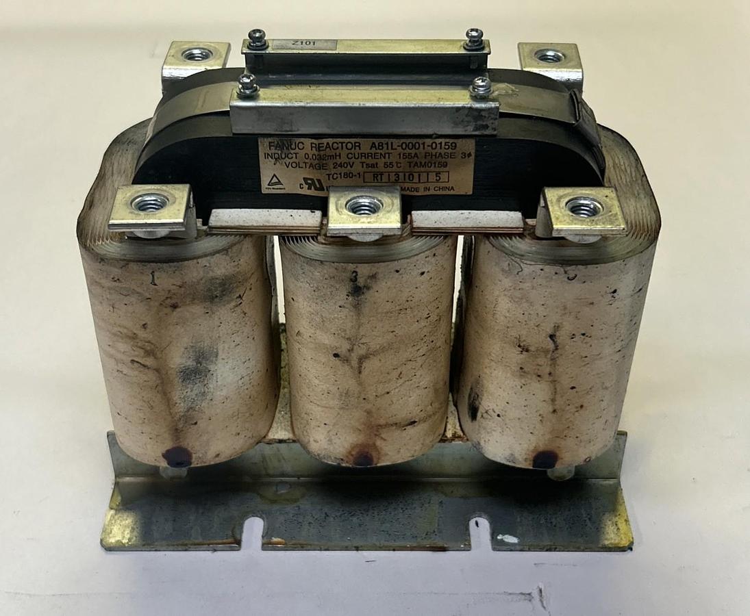 Used FANUC,A81L-0001-0159,REACTOR 240V 155A 0.032MH