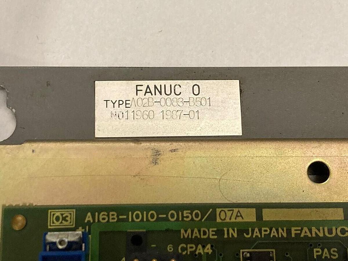 Used Fanuc,A16B-1010-0150/07A/A02B-0083-B501,Master Motherboard