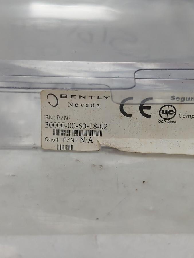 BENTLY NEVADA,3000-00-60-18-02,VIBRATION GAUGE PROXIMITY PROBE NOS