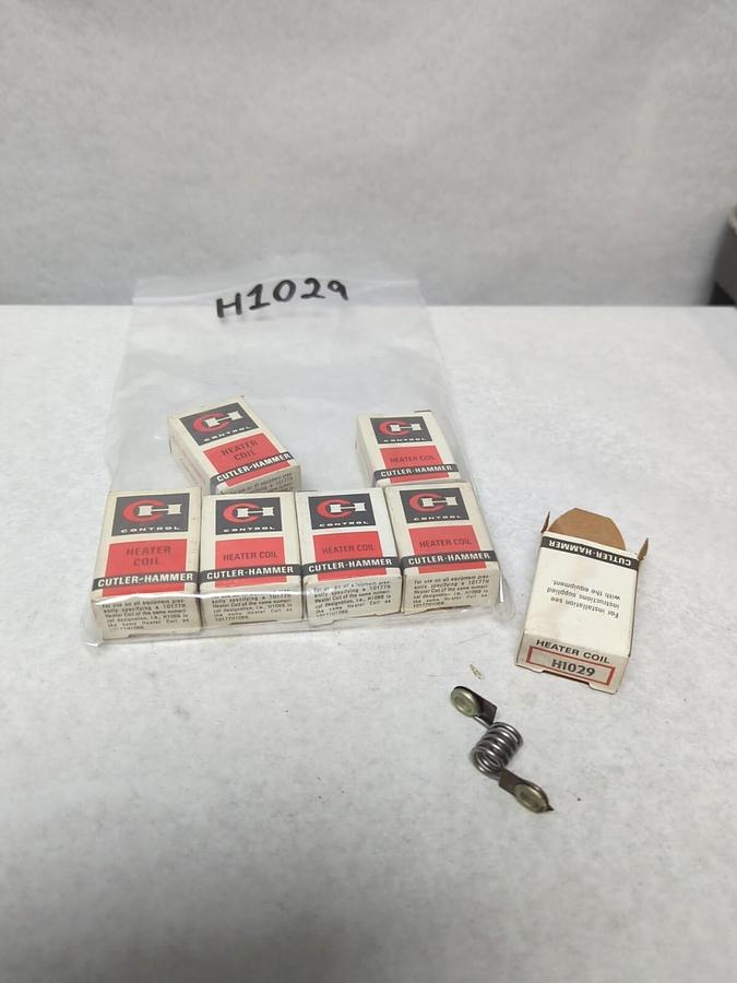 CUTLER HAMMER,H1029,THERMAL OVERLOAD HEATER ELEMENT LOT OF 7 NOS