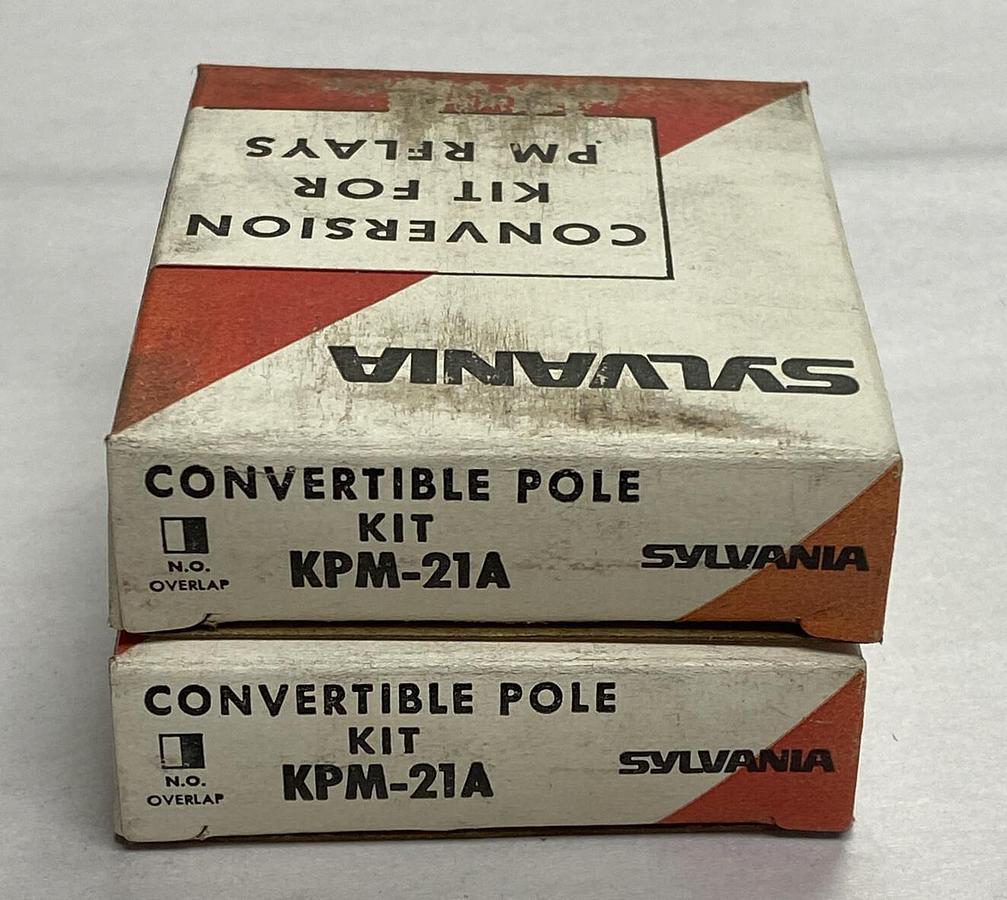 SYLVANIA,KPM-21A,CONVERTIBLE POLE KIT LOT OF 2 NOS