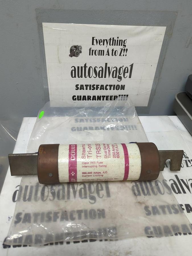 GOULD SHAWMUT,TRS250R,TRI-ONIC 250 AMP FUSE NOS