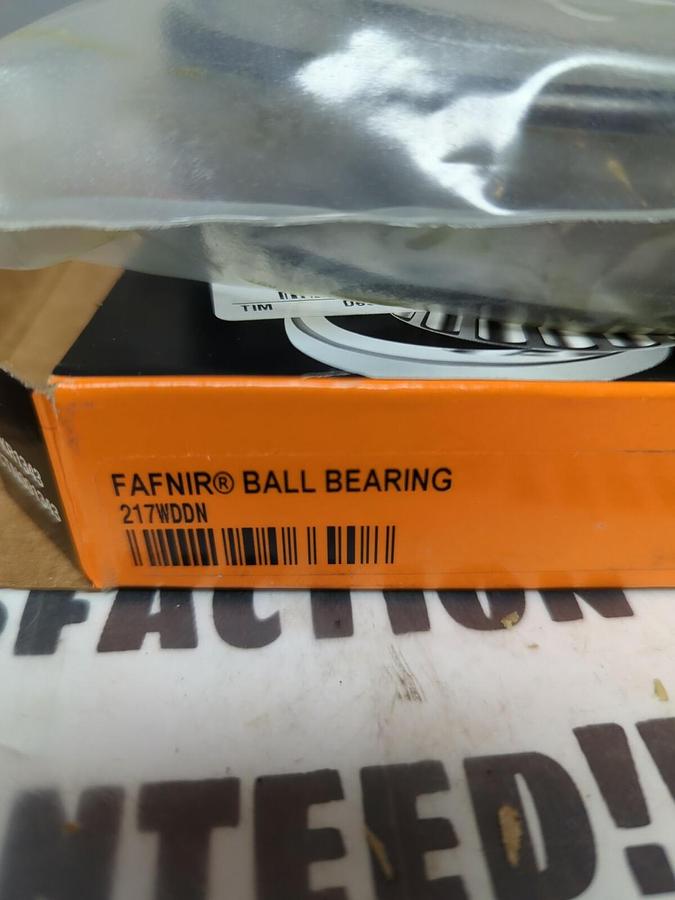 TIMKEN,217WDDN,RADIAL BALL BEARING DOUBLE SEALED 85MM BORE NOS