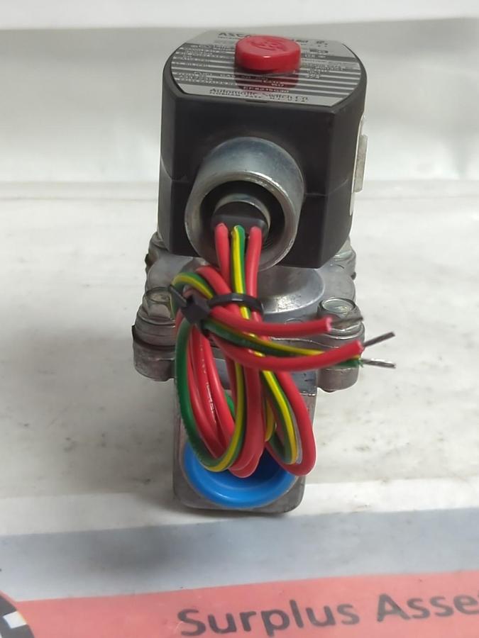 ASCO,EF8215G30,SOLENOID VALVE 50PSI 10.1WATTS 3/4 INCH PIPE NOS