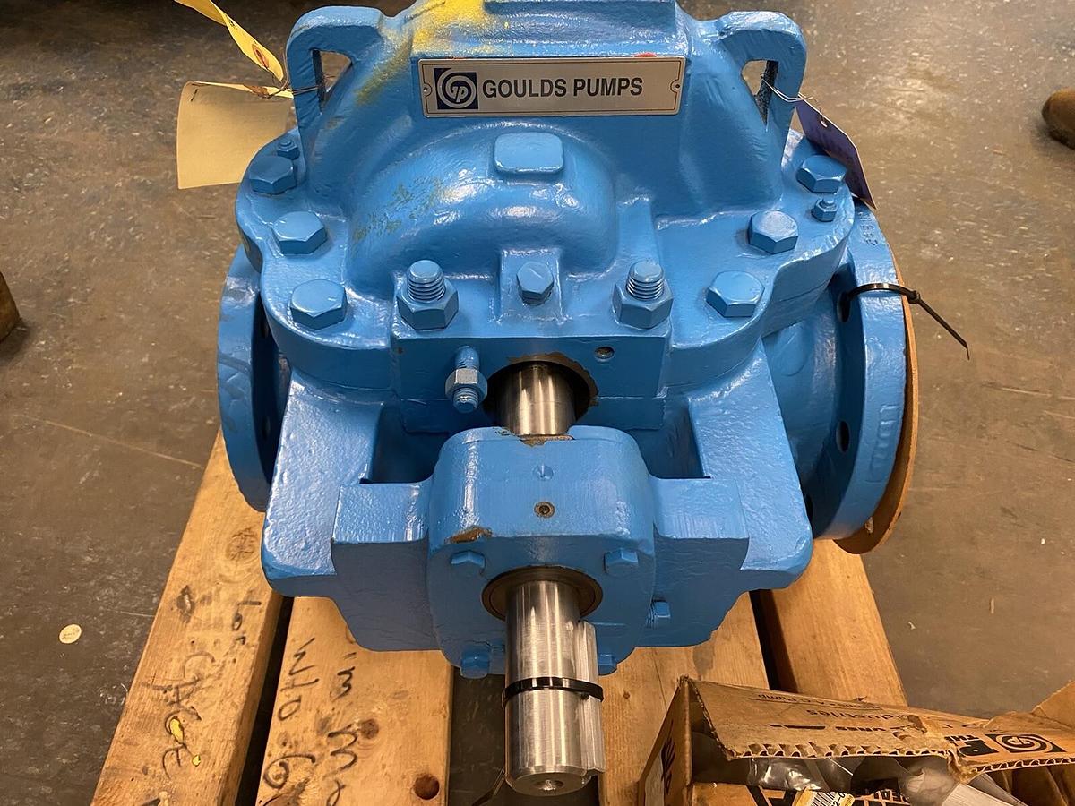 Used GOULDS,245C107,3410 SPLIT CASE PUMP 4X6-9 IMP DIA 7.1250IN