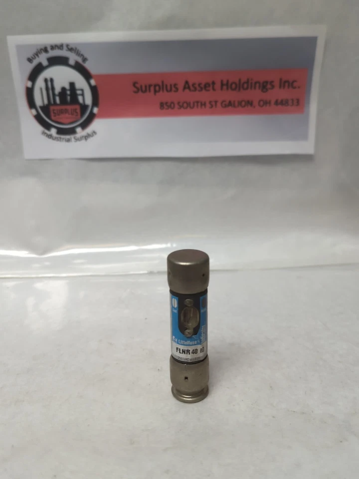 LITTELFUSE,FLNR40ID,INDICATOR 40 AMP FUSE NOS